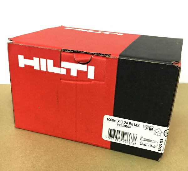 楽天市場】HILTI ヒルティ BX 3 用 ガスピン (連発) X-C B3 MX 20mm