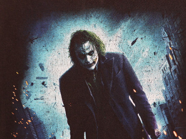 楽天市場】00s ☆ ダークナイト ジョーカー イラスト プリント Tシャツ