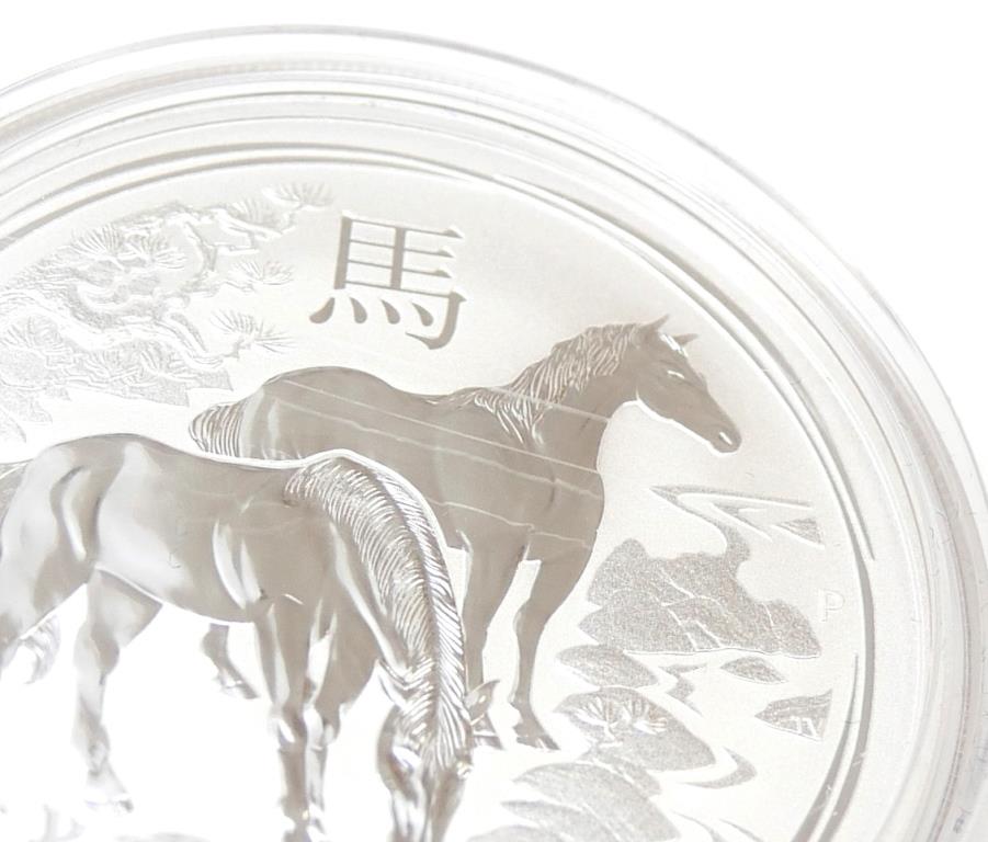 楽天市場】パースミント オーストラリア 干支 ホース銀貨 馬 2014年 4