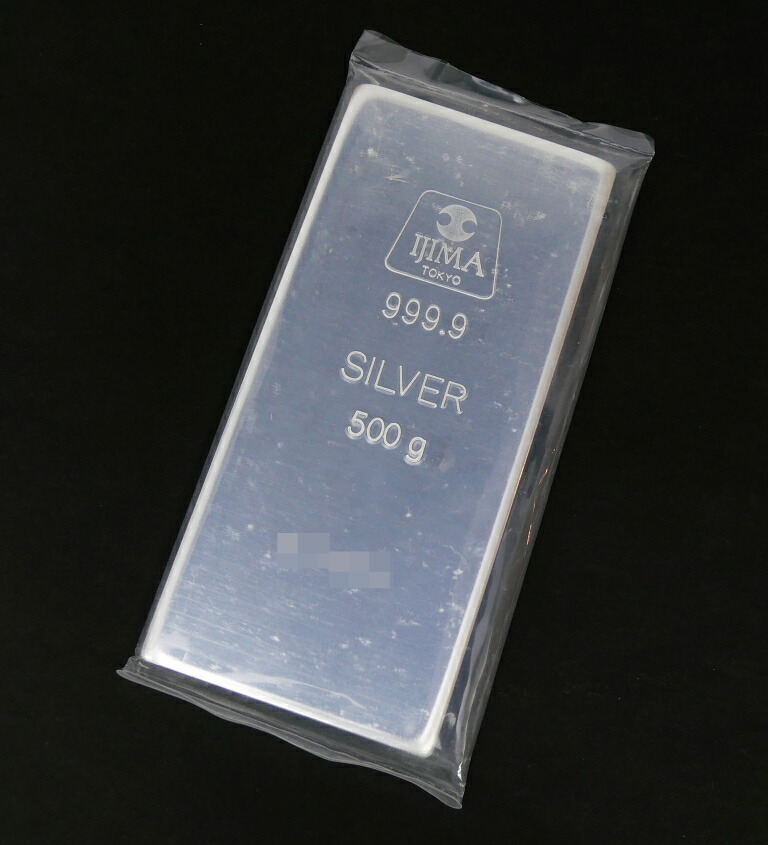 楽天市場】井嶋金銀工業 純銀 インゴット 500g ingot /シルバー/SV999
