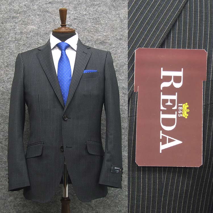 楽天市場】春夏〜通年 イタリー生地[REDA]レダ ICESENSE 紺グレー