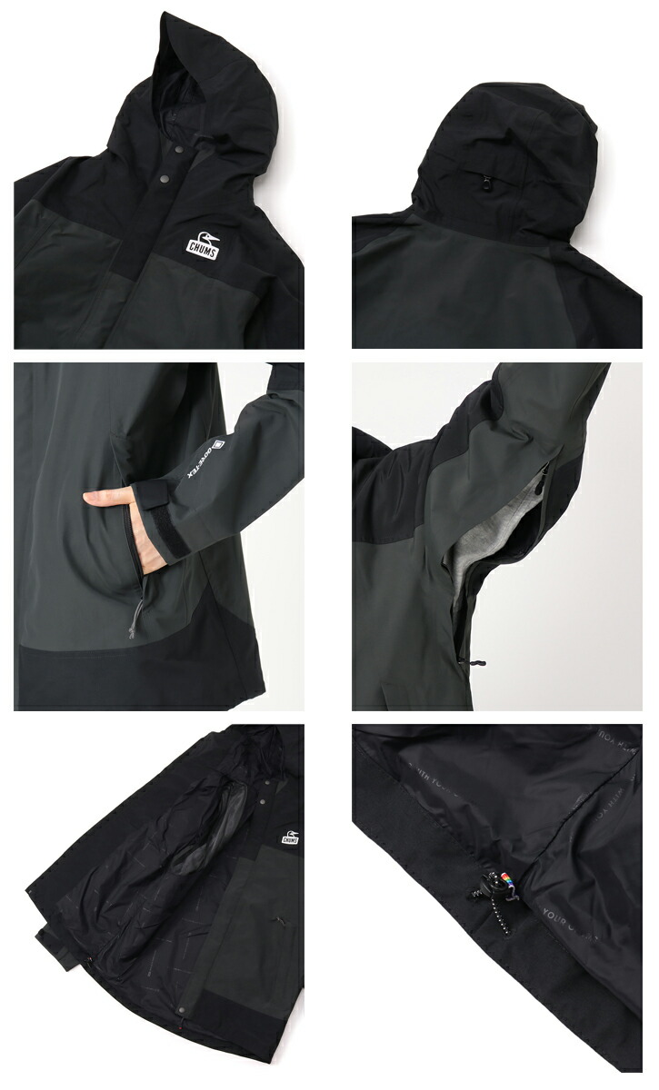 楽天市場】CHUMS SPRING DALE GORE-TEX JACKET チャムス スプリング