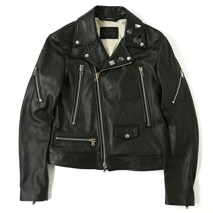 DIESEL BLACK GOLD ホワイトレザージャケット DIESEL BLACK GOLD