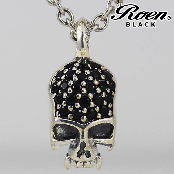 楽天市場】Roen BLACK/ロエンブラック スカルチャームネックレス