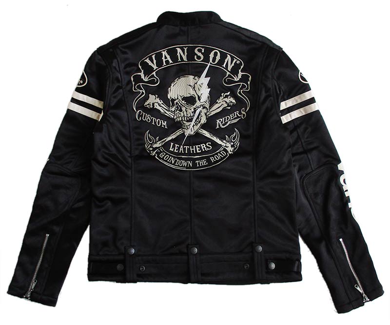 楽天市場】VANSON バンソン メンズ ボンディング ライダースジャケット