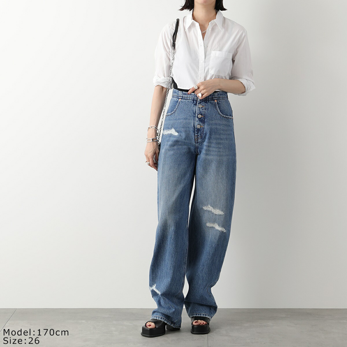 楽天市場】MM6 エムエムシックス メゾンマルジェラ ジーンズ S52LA0187