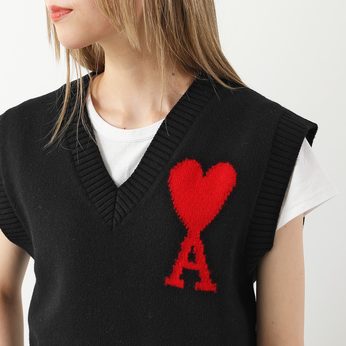 楽天市場】ami paris アミパリス ベスト UKS702.018 レディース ジレ V