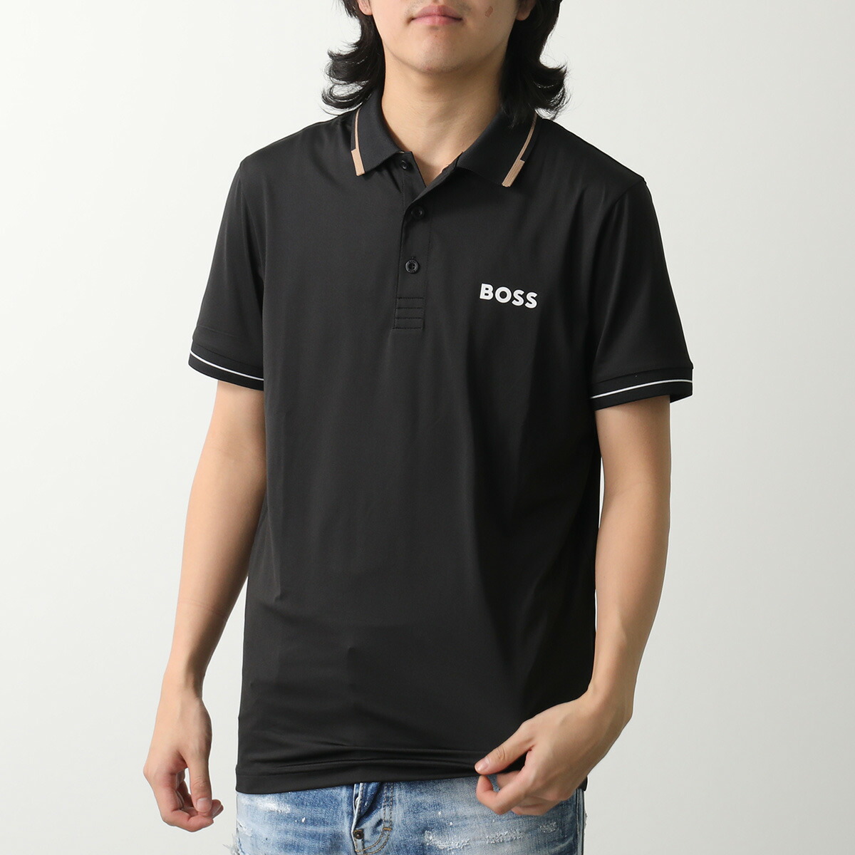 楽天市場】ヒューゴボス ポロシャツ（素材（生地・毛糸）ポリエステル