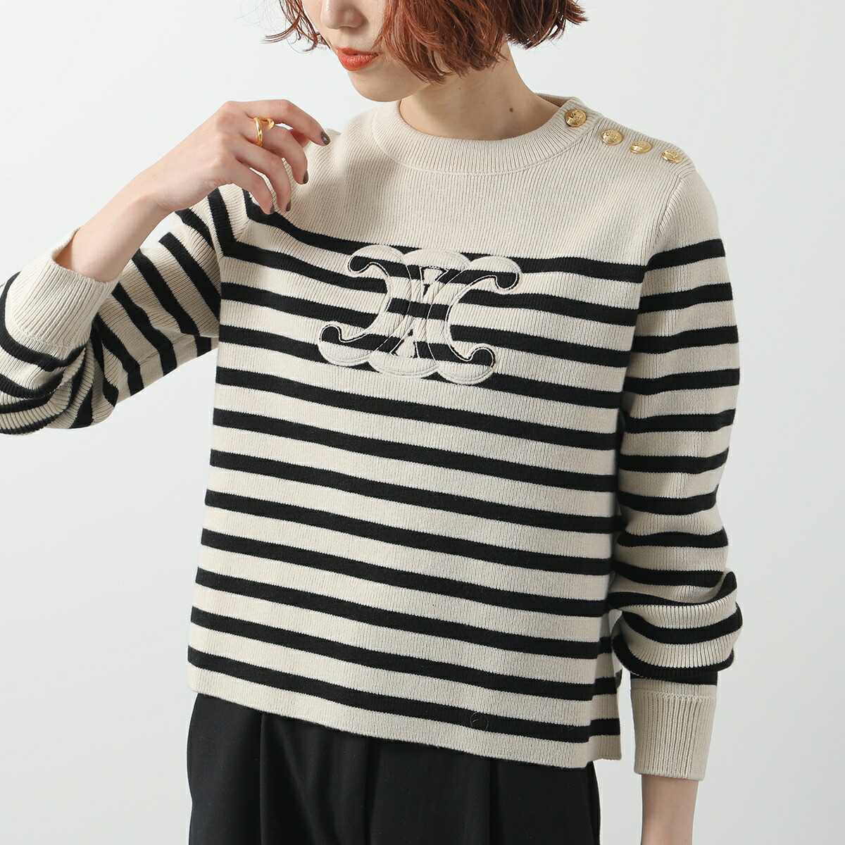 楽天市場】CELINE セリーヌ セーター RY0CC592S.60EB レディース 長袖