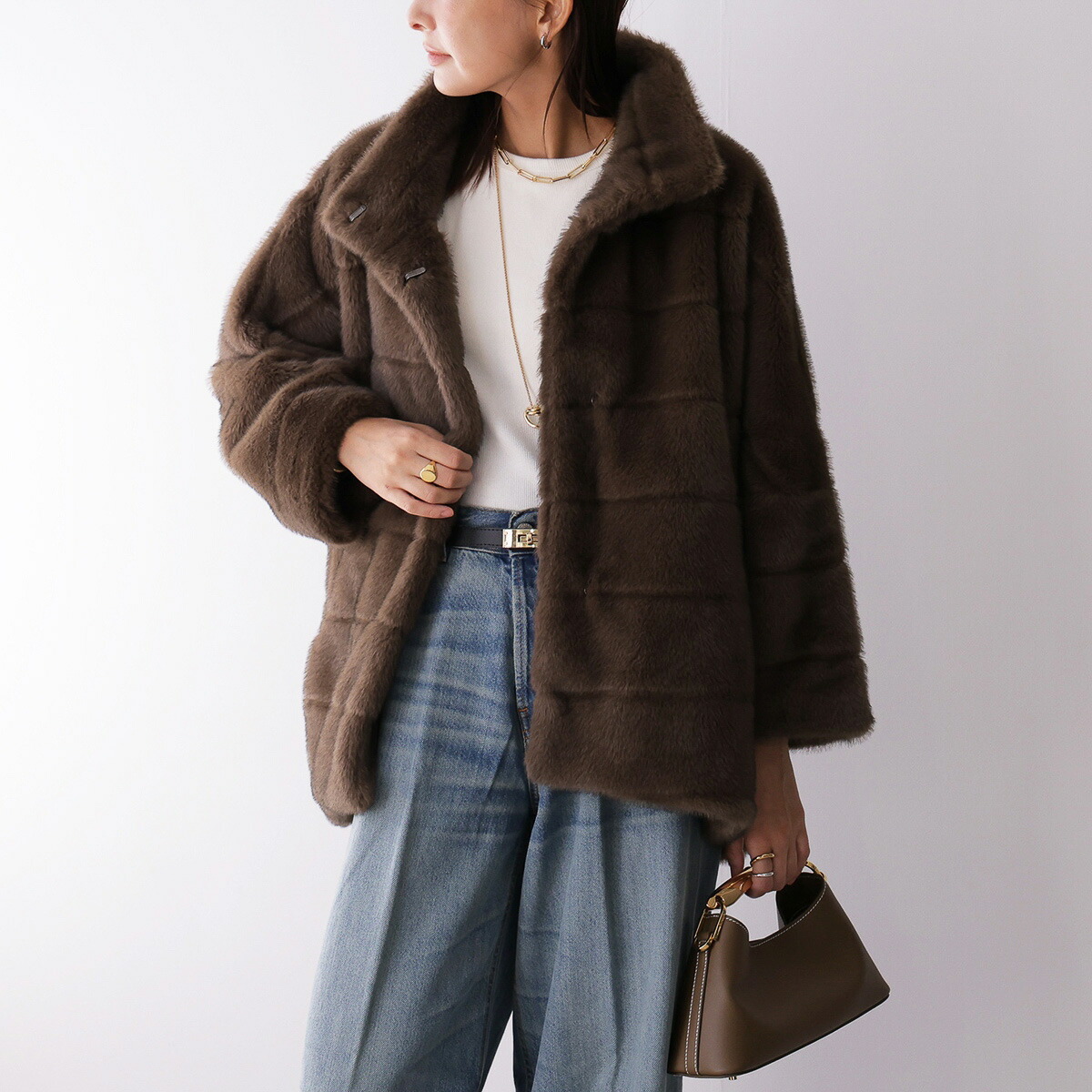 楽天市場】【Musee別注】QTUME クチューム ファーブルゾン 24559