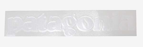 楽天市場】訳あり パタゴニア カッティング ロゴ ステッカー ホワイト