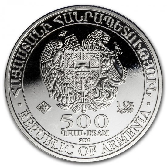 楽天市場】即納・追跡可 2016 アルメニア ノアの方舟 1オンス 銀貨