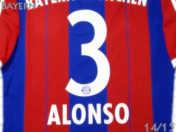 楽天市場】バイエルンミュンヘン 14/15 ホーム 半袖 # 3 ALONSO シャビ