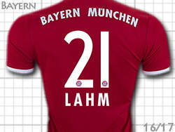 楽天市場】バイエルンミュンヘン 16/17 ホーム（赤） #21 LAHM