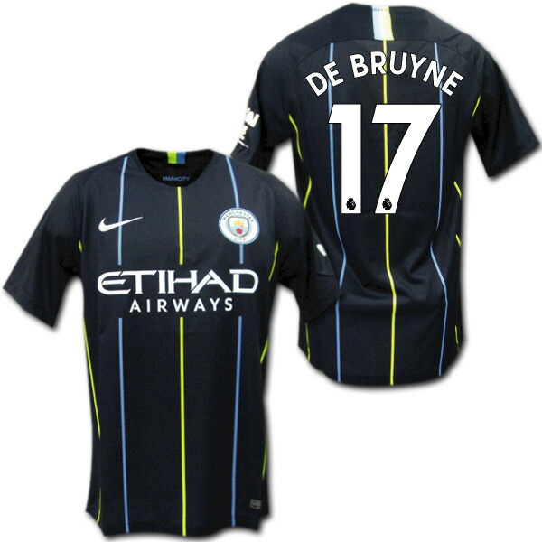 楽天市場】マンチェスターシティ 18/19 アウェイ(濃紺) #17 DE BRUYNE