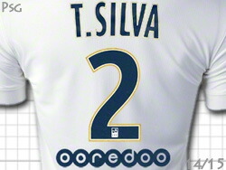 楽天市場】14/15 PSG パリサンジェルマン アウェイ（白） #2 T.SILVA