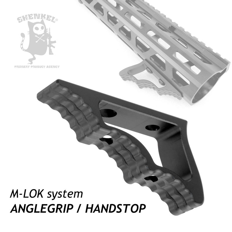 楽天市場】SHENKEL シェンケル M-LOK 対応 アングルグリップ アルミCNC