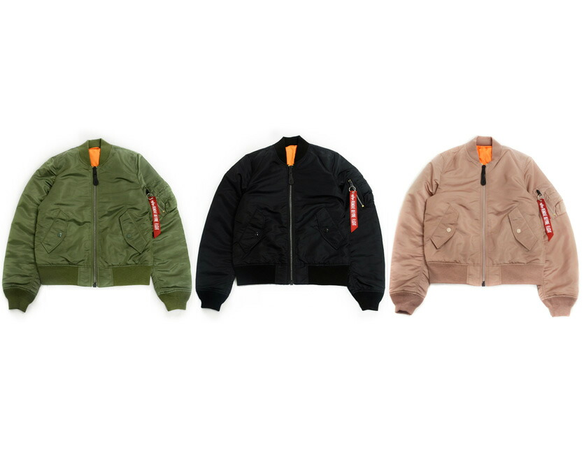 楽天市場】ALPHA アルファ MA-1 レディース ma1 フライト ジャケット