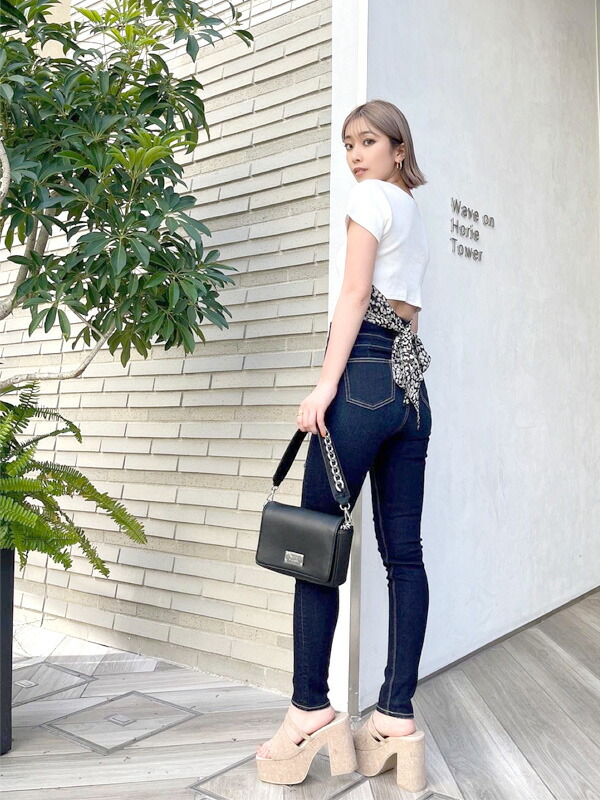 楽天市場】GYDA ジェイダ デニム パンツ おしゃれ かわいい ハイ