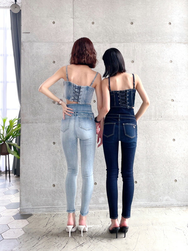 楽天市場】GYDA ジェイダ デニム パンツ おしゃれ かわいい ハイ