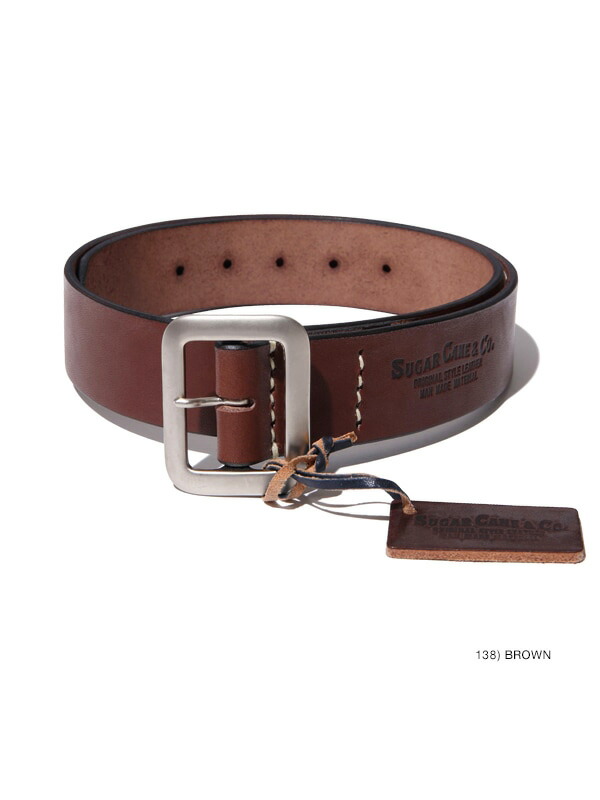 楽天市場】SUGAR CANE シュガーケーン ベルト メンズ 本革 カジュアル