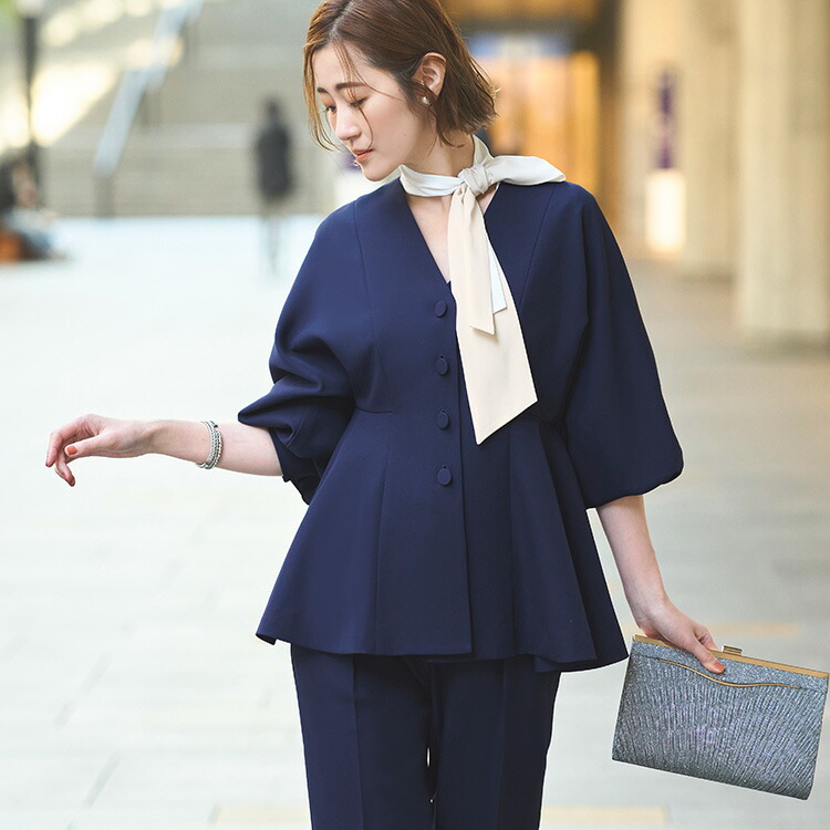 楽天市場】【ストレッチ】レディース ママスーツ パンツスーツ