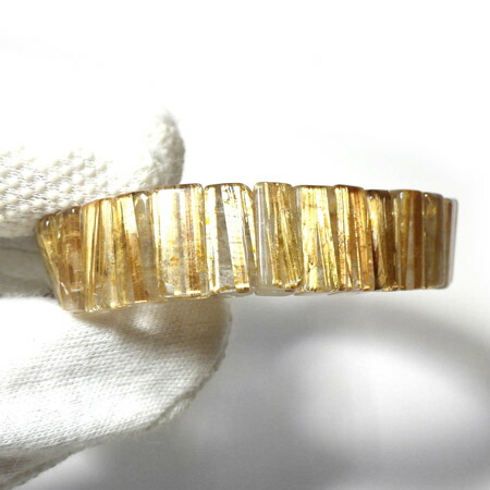 楽天市場】ルチルクォーツ バングルブレスレット 幅14mm 内周18cm