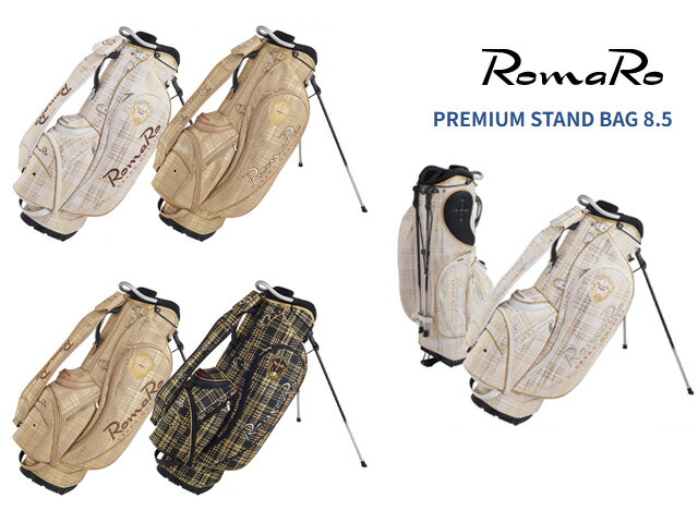 楽天市場】RomaRo (ロマロ) PREMIUM STAND BAG 8.5 : ゴルファーズ