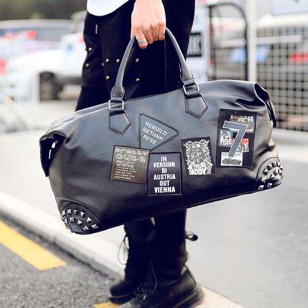 楽天市場】ボストンバッグ 大容量 大きめ メンズ 旅行バッグ ワッペン