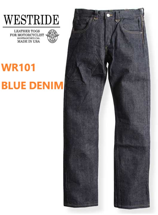 楽天市場】ウエストライド(WESTRIDE) WR101 ライドデニムパンツ