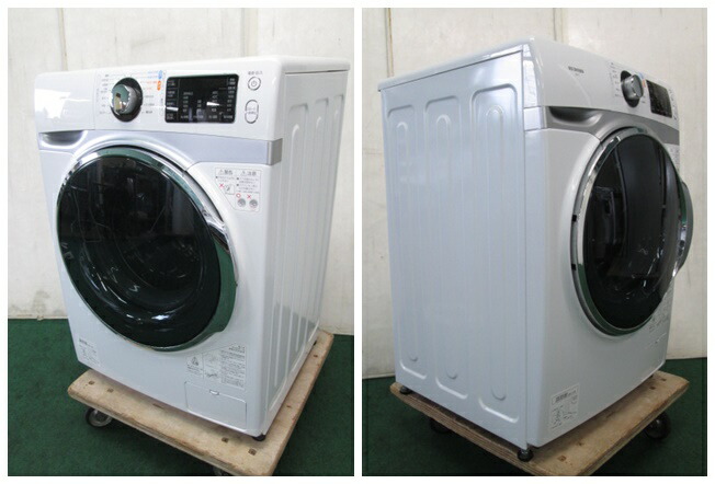楽天市場】アイリスオーヤマ 7.5kg ドラム式洗濯機 HD71-W/S(0926AH
