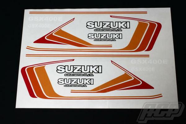 楽天市場】GSX400E ザリ 純正タイプ ラインステッカーセット