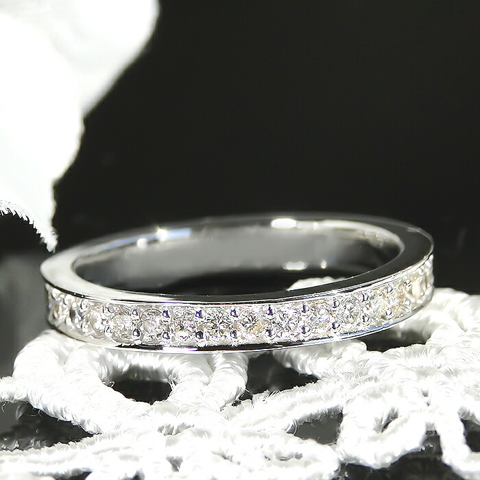 楽天市場】pt950 【0.5ct】ダイヤモンド フルエタニティリングプラチナ