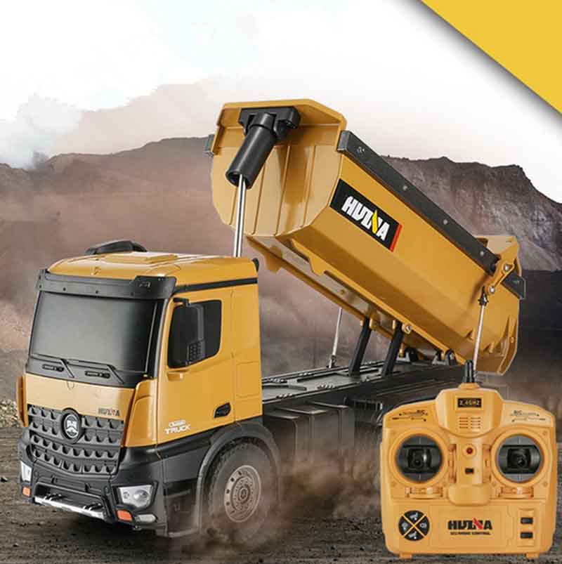 楽天市場】HuiNa Toys 1573 10CH 1/14 RC ダンプトラック （RTR） : AYARD