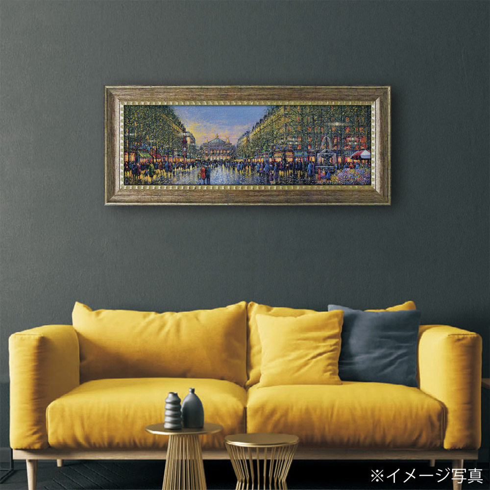 楽天市場】絵画 ギィ デサップ「オペラ通り」 額入り 風景画 壁に飾る