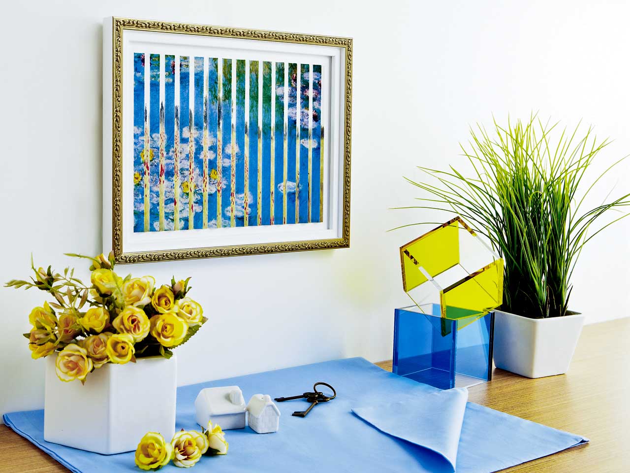 楽天市場】名画 トリック ダブルアート（モネ「Champs au Printemps