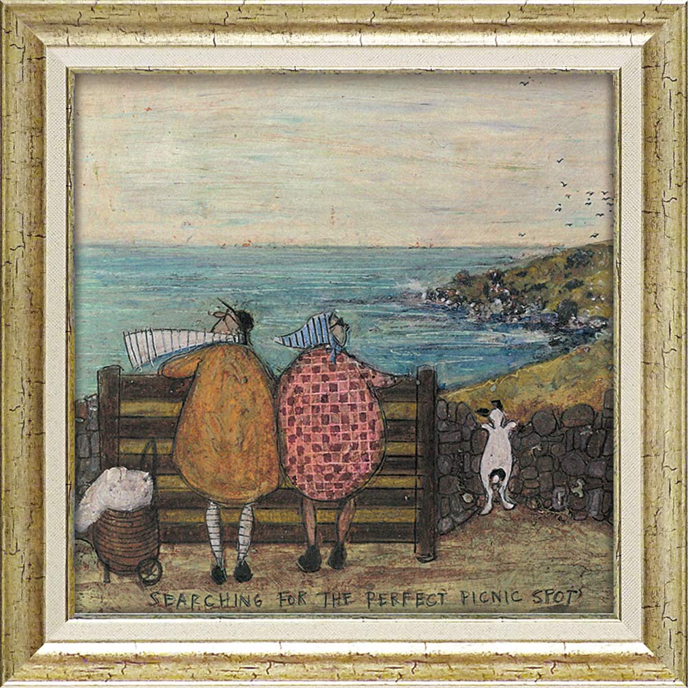 楽天市場】絵画 サム トフト「ピクニックの穴場を探そう」 額入り