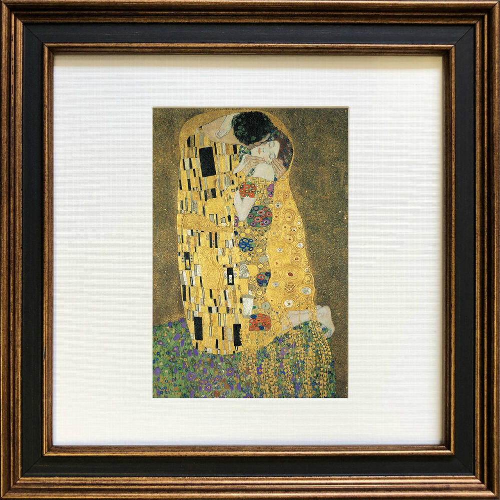 楽天市場】名画アートフレーム ゆうパケット クリムト 接吻(Klimt )/額