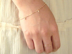 楽天市場】美しい手元を作る！ K18 ゴールド 2連 チェーンリング