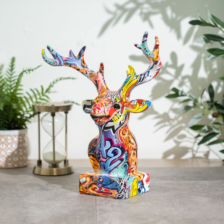 カーテン バンビ 鹿 インテリア 昭和レトロ 当時物 レトロポップ