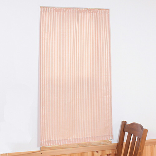 楽天市場】カフェカーテン オーダーカーテン カーテン 小窓用 ピンク