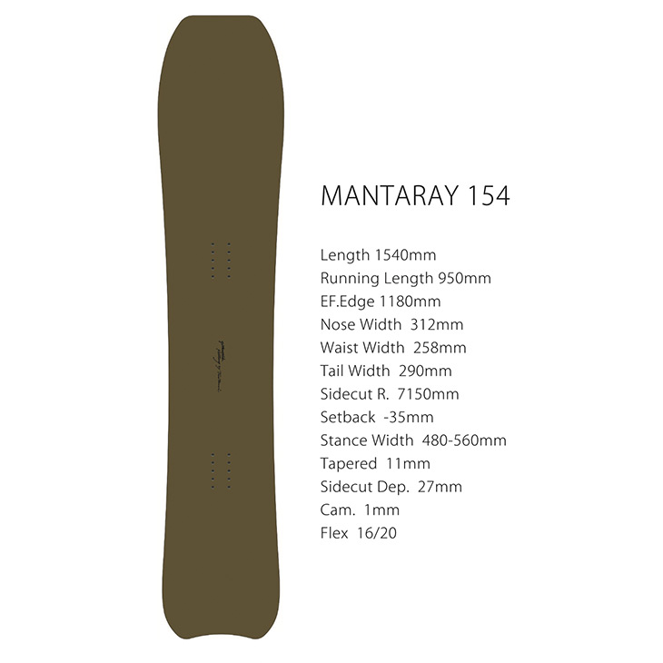 楽天市場】GENTEMSTICK ゲンテンスティック 25-26 MANTARAY マンタレイ