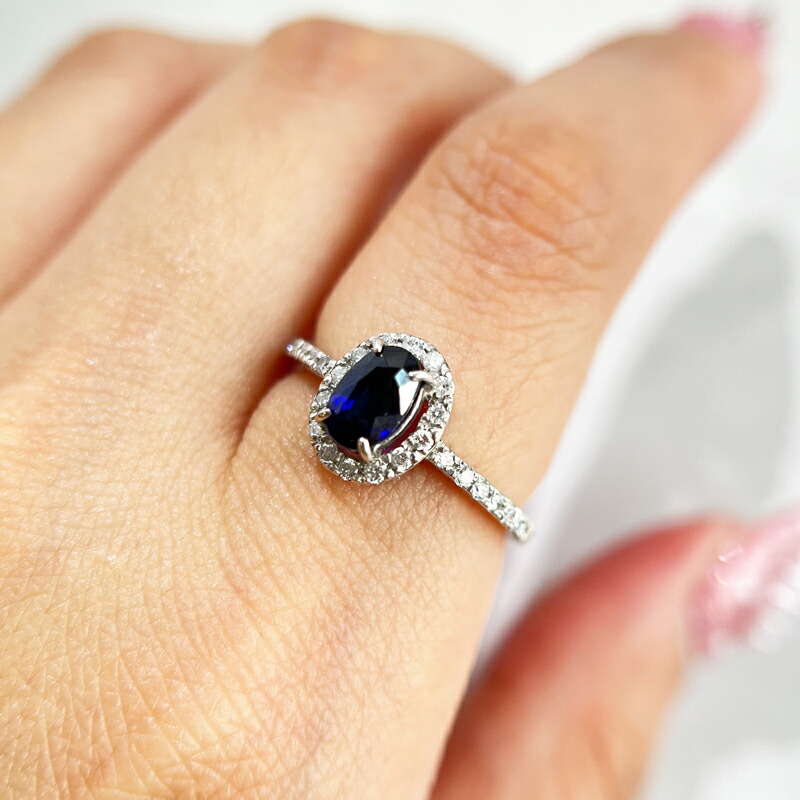 楽天市場】ロイヤルブルーサファイア 1.01ct リング 12.5号 PT900