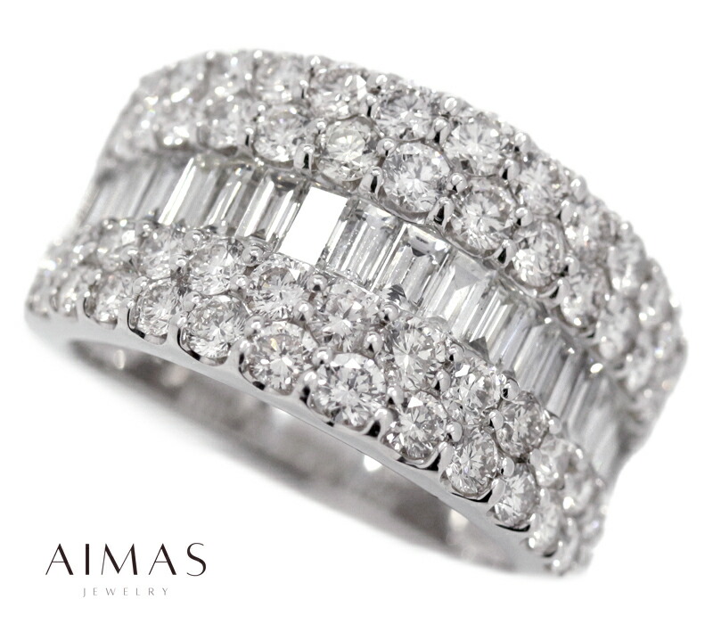 楽天市場】ダイヤモンド 3ct リング 13号 PT900 プラチナ 指輪 ハーフ