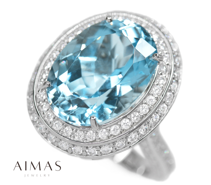 楽天市場】【ｾｰﾙ】アクアマリン 9.9ct リング 12号 PT900 プラチナ