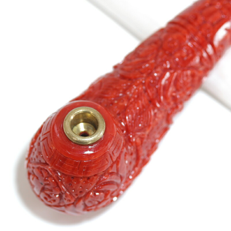 楽天市場】【ｾｰﾙ】赤珊瑚 総重量111g 彫刻珊瑚 珊瑚の置物 吉祥紋様