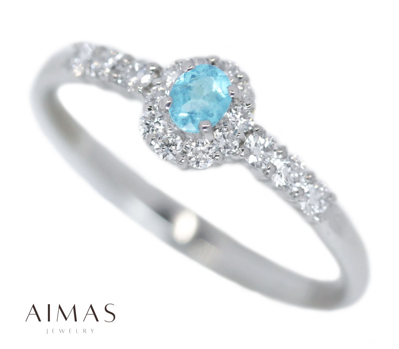 楽天市場】タサキ リング 指輪 パライバトルマリン ダイヤモンド Pt900