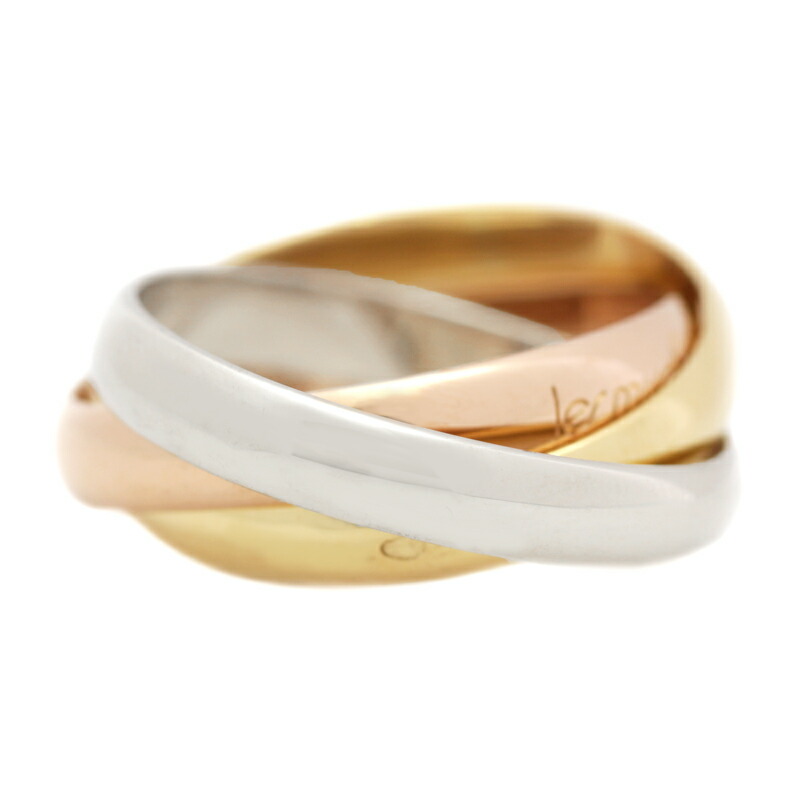 楽天市場】【Cartier】カルティエ トリニティリング 3連リング 3カラー