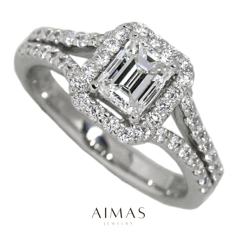 楽天市場】ダイヤモンド (H VS1) 0.746ct リング 13号 PT900 プラチナ