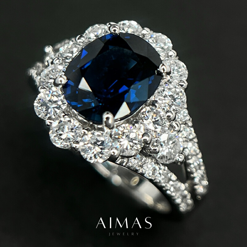 楽天市場】【ｾｰﾙ】ロイヤルブルーサファイア 2.383ct リング 12号